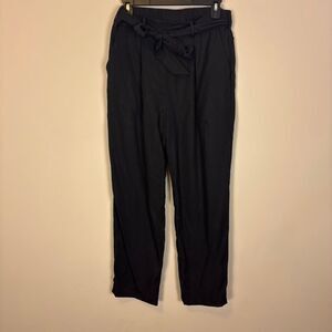 Madri Collection Maternity Black Straight Leg Dress Pants Medium